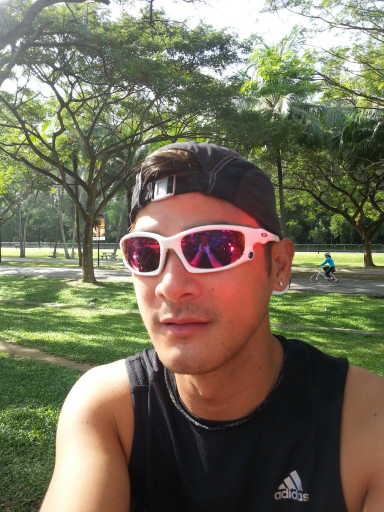 Nice hot sunny day to test out my Oakley True Digital Split Jacket